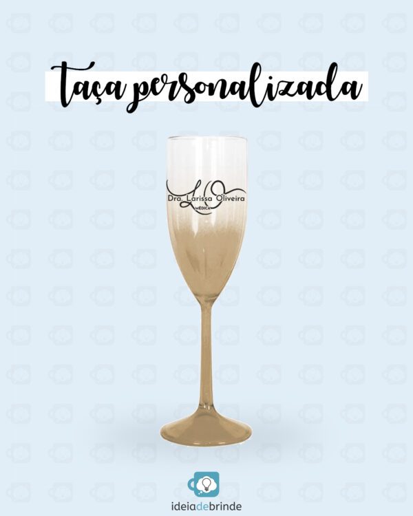 Taça de Champanhe Personalizada | Brindes Personalizados