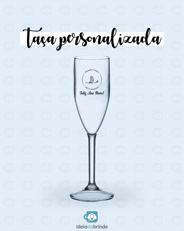 Taça de Champanhe Personalizada | Brindes Personalizados