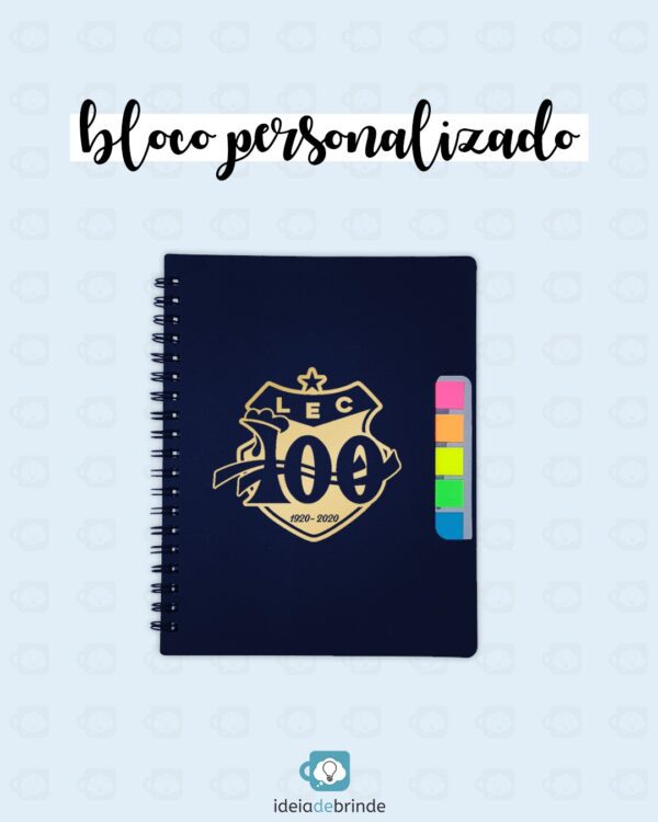 Caderno Personalizado com Post It e Caneta | Brindes Personalizados
