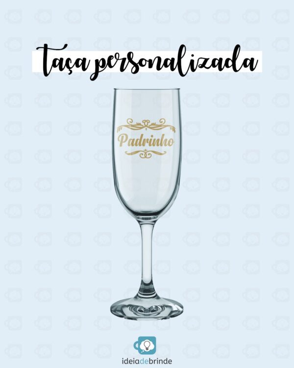 Taça de Champanhe Personalizada | Brindes Personalizados